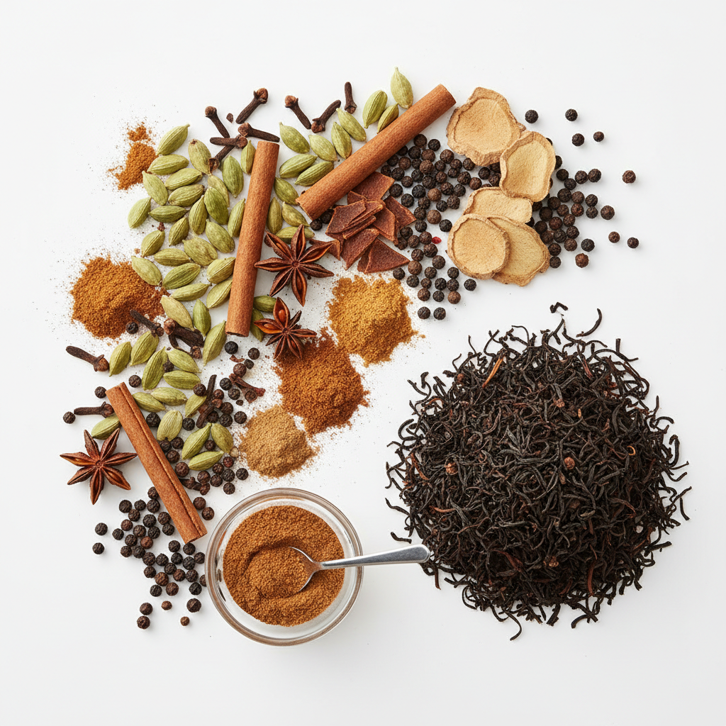Chai Mix mit schwarzem Ceylon Tee